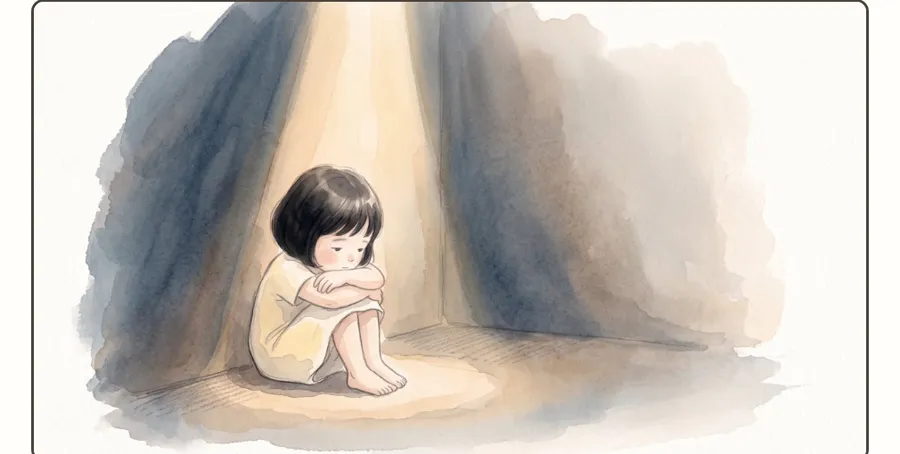 うずくまっていた子 の表紙